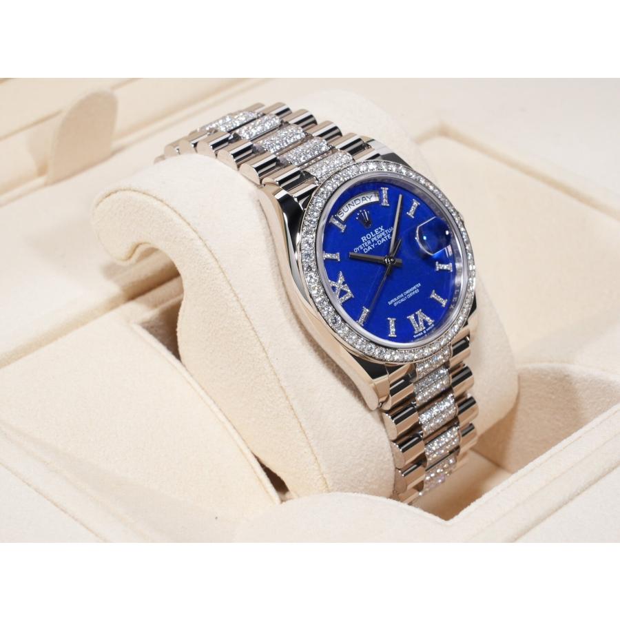 ロレックス デイデイト Ref.128349RBR 18KWG ラピスラズリxインデックスダイヤ文字盤 | デイデイト | 04