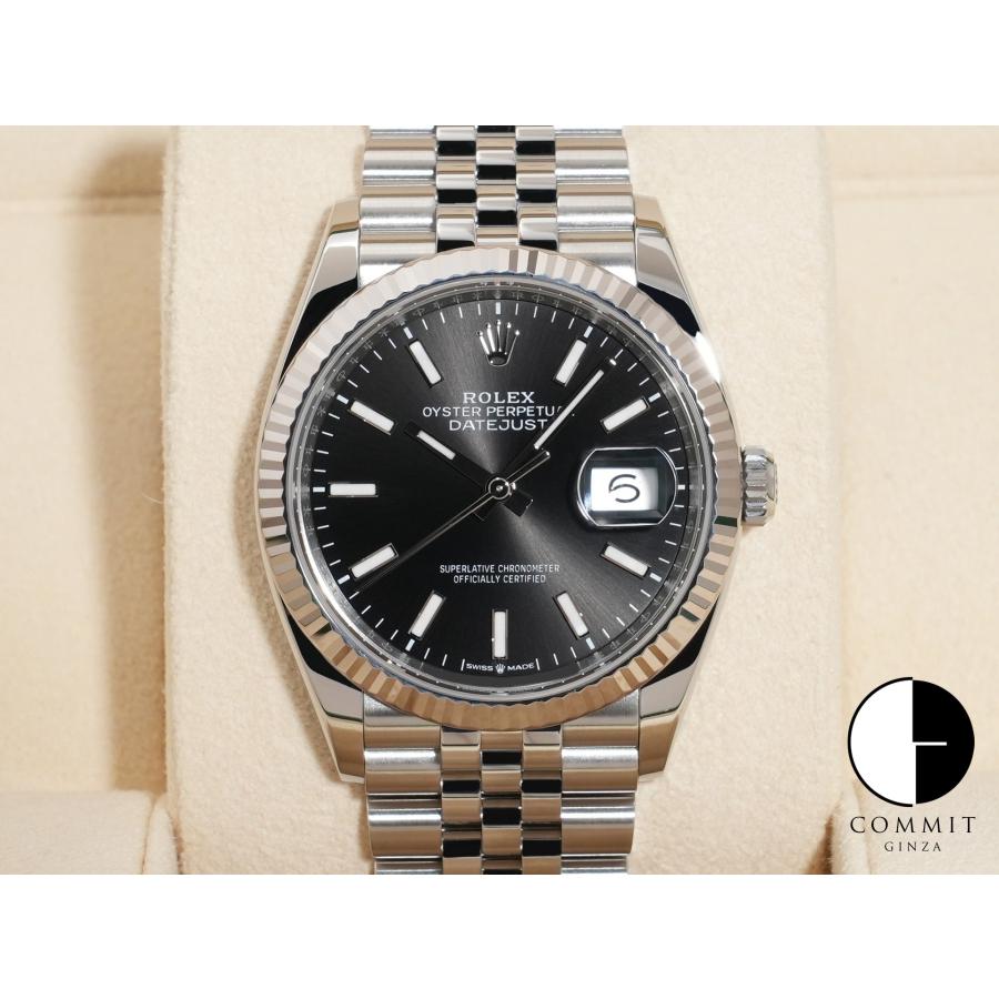 ロレックス デイトジャスト36 Ref.126234 SS/WG ブラック文字盤 ジュビリーブレスレット | デイトジャスト
