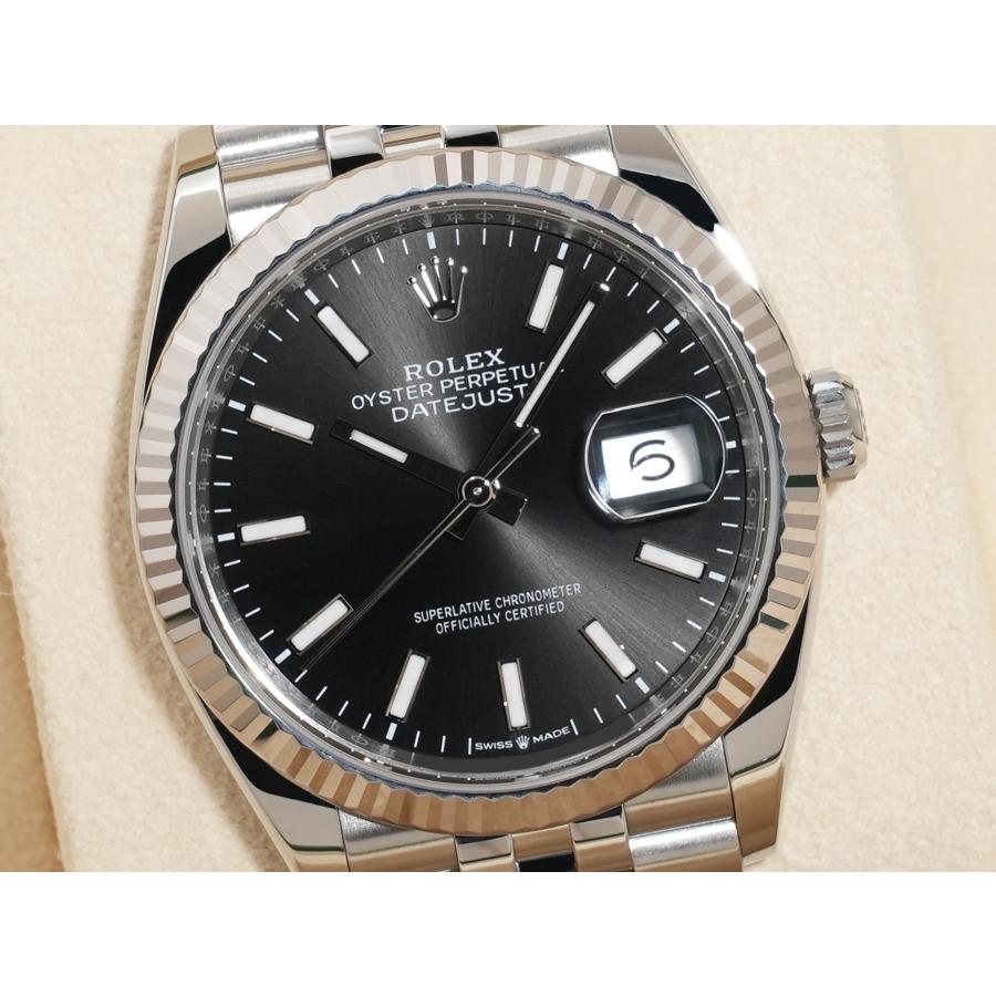 ロレックス デイトジャスト36 Ref.126234 SS/WG ブラック文字盤 ジュビリーブレスレット | デイトジャスト | 02