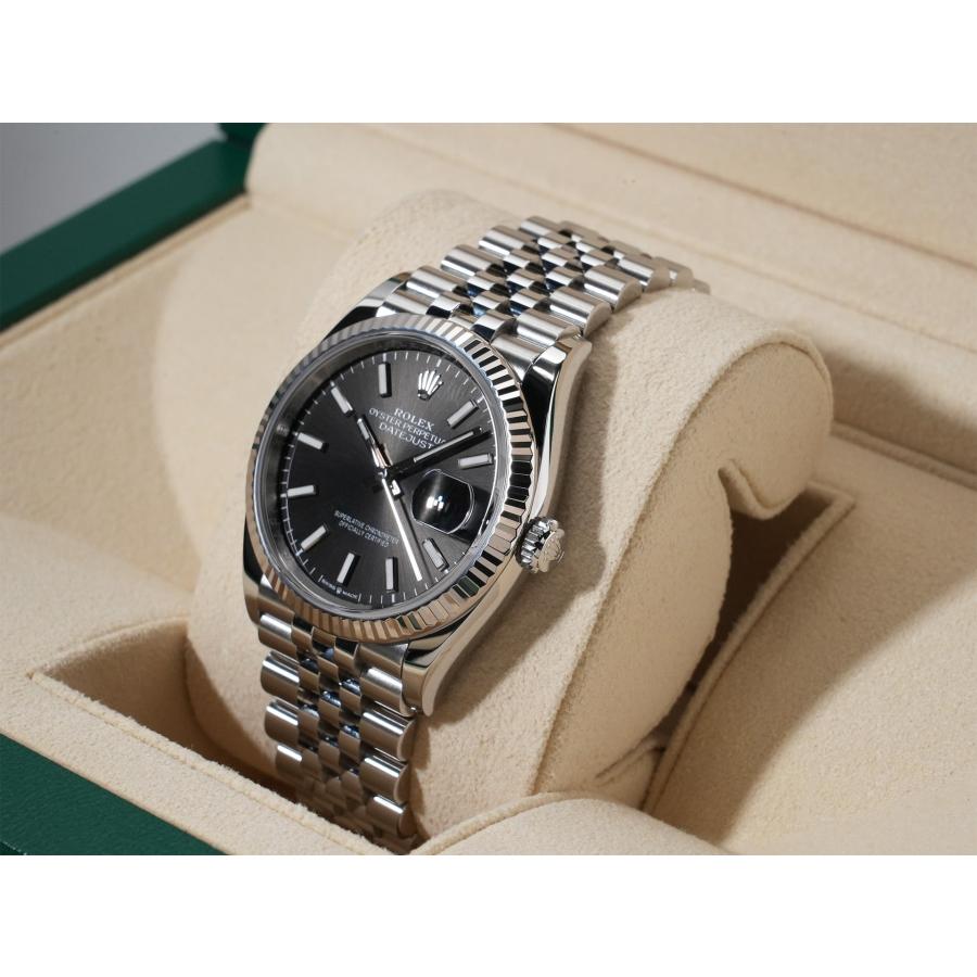 ロレックス デイトジャスト36 Ref.126234 SS/WG ブラック文字盤 ジュビリーブレスレット | デイトジャスト | 03