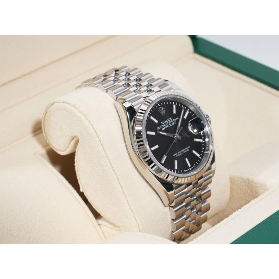 ロレックス デイトジャスト36 Ref.126234 SS/WG ブラック文字盤 ジュビリーブレスレット | デイトジャスト | 04