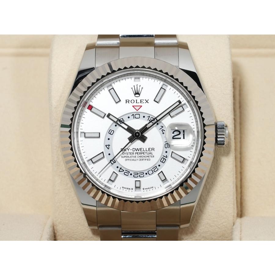 ロレックス スカイドゥエラー Ref.336934 ステンレススチール/ホワイトゴールド ホワイト文字盤 オイスターブレスレット | スカイドゥエラー | 01