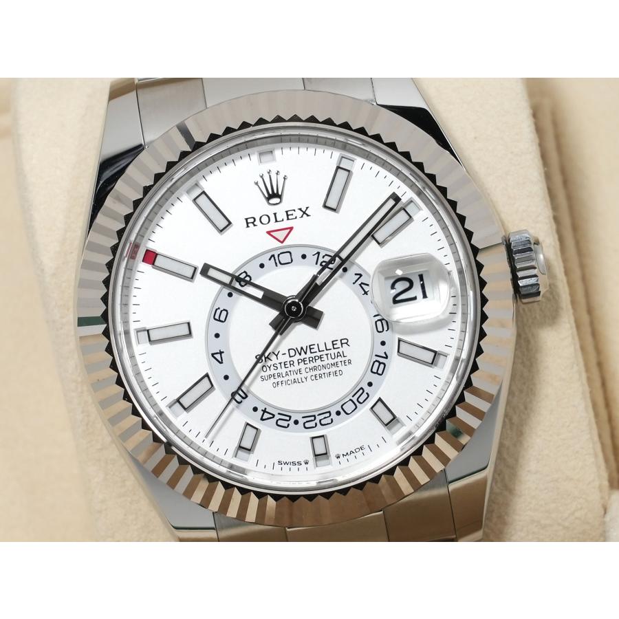 ロレックス スカイドゥエラー Ref.336934 ステンレススチール/ホワイトゴールド ホワイト文字盤 オイスターブレスレット | スカイドゥエラー | 02