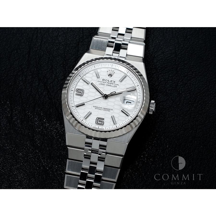 ロレックス ランドドゥエラー Ref.127334 ステンレススチール/ホワイトゴールド ホワイト文字盤 ジュビリーブレスレット | ROLEX | 10