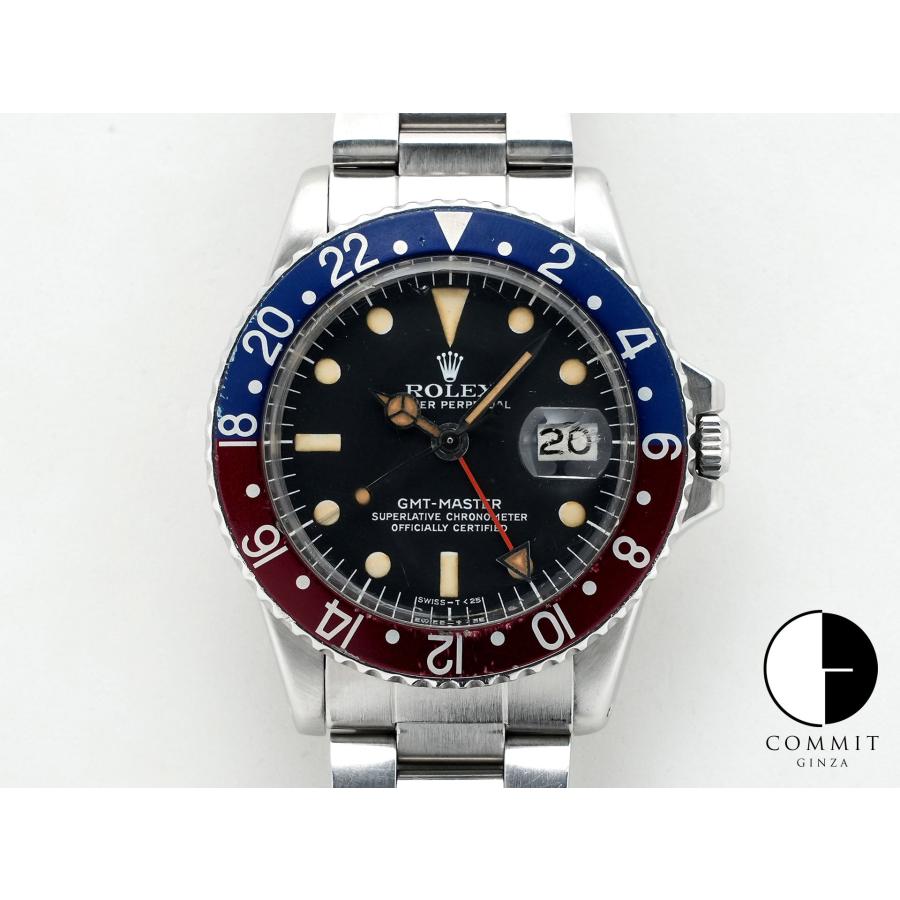 ロレックス GMTマスター Ref.1675 ステンレススチール ブラック文字盤 オイスターブレスレット | GMTマスター