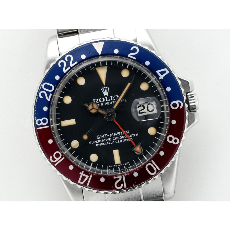 ロレックス GMTマスター Ref.1675 ステンレススチール ブラック文字盤 オイスターブレスレット | GMTマスター | 02