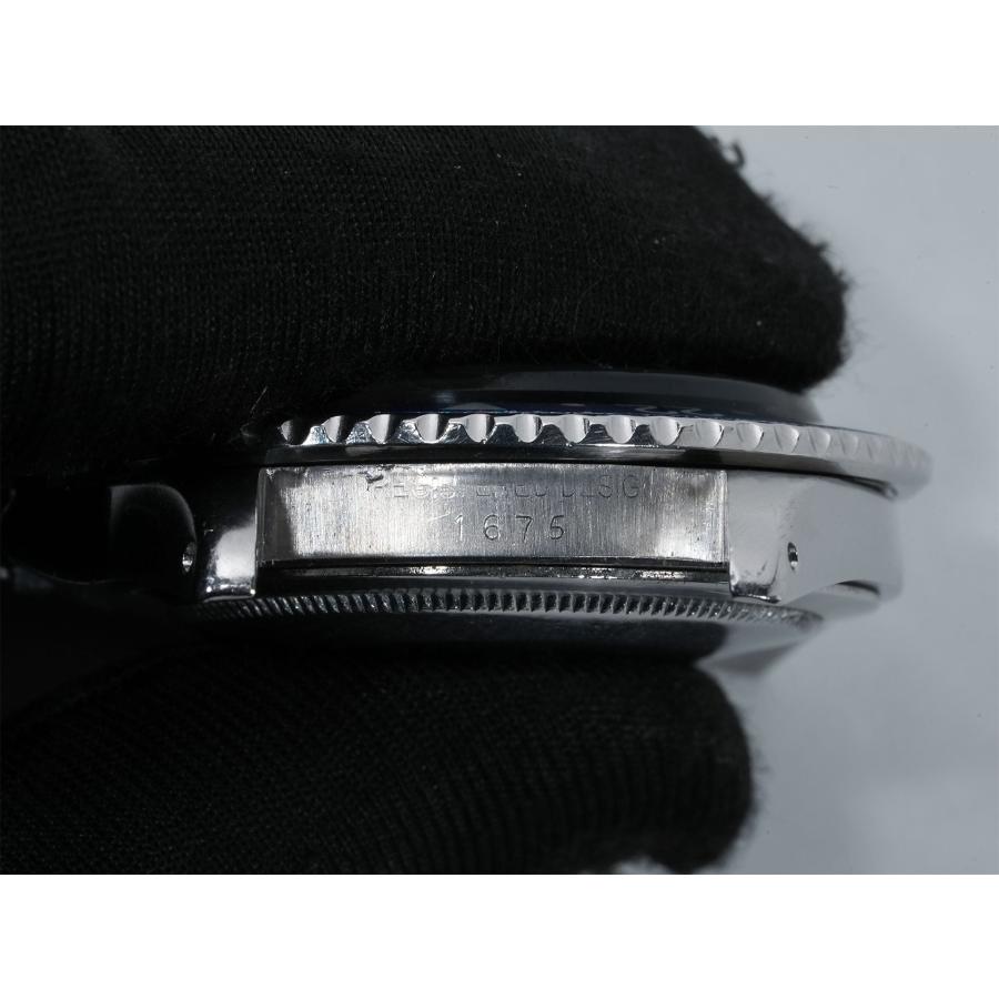 ロレックス GMTマスター Ref.1675 ステンレススチール ブラック文字盤 オイスターブレスレット | GMTマスター | 09