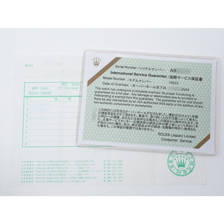 ロレックス デイトナ エルプリメロ Ref.16523 ステンレススチール/イエローゴールド ブラック文字盤 | コスモグラフ デイトナ | 10