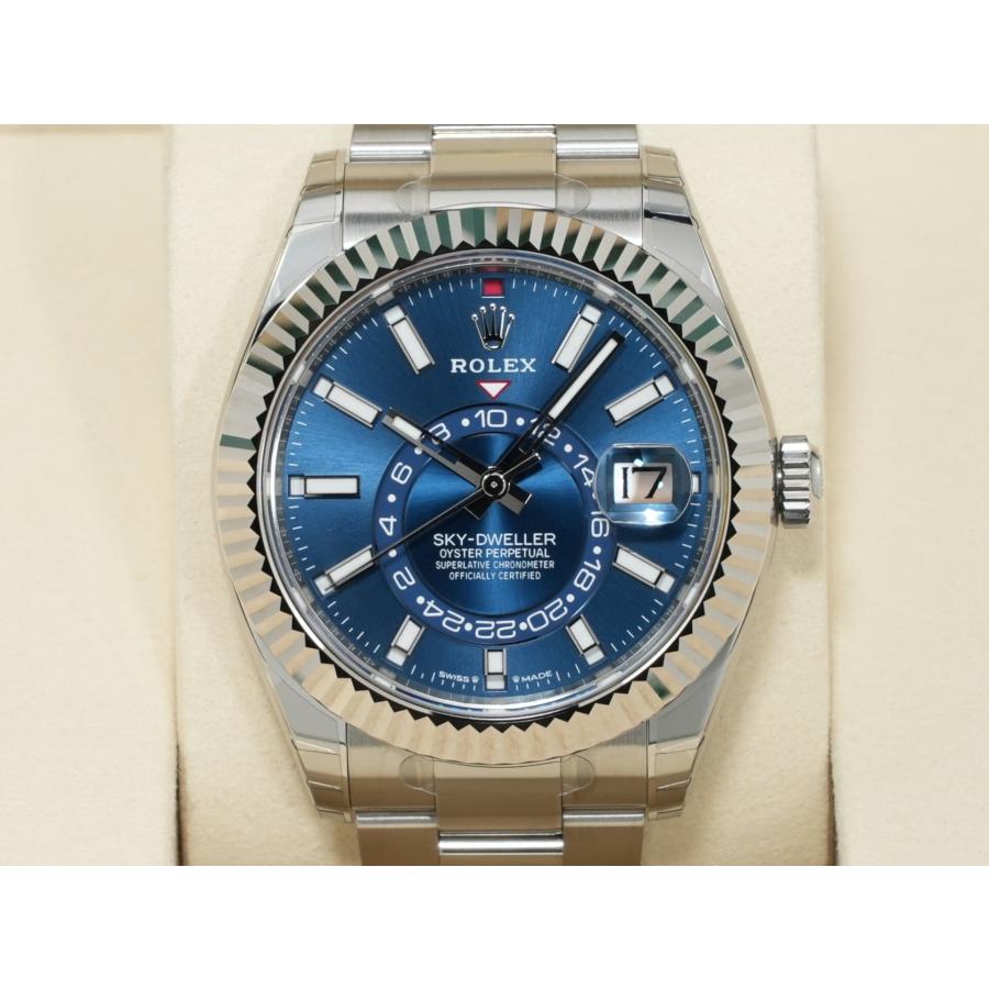 ロレックス スカイドゥエラー Ref.336934 ステンレススチール/ホワイトゴールド ブルー文字盤 オイスターブレスレット | スカイドゥエラー | 01