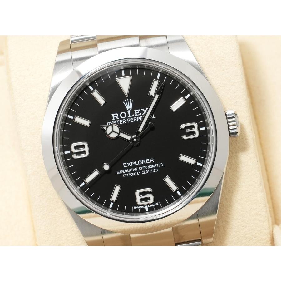 ロレックス エクスプローラーI Ref.214270 ステンレススチール ブラック文字盤 オイスターブレスレット | エクスプローラー（ROLEX） | 02