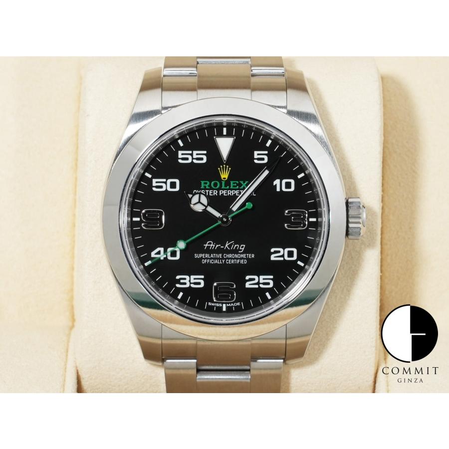 ロレックス エアキング Ref.116900 ステンレススチール ブラック文字盤 オイスターブレスレット | エアキング