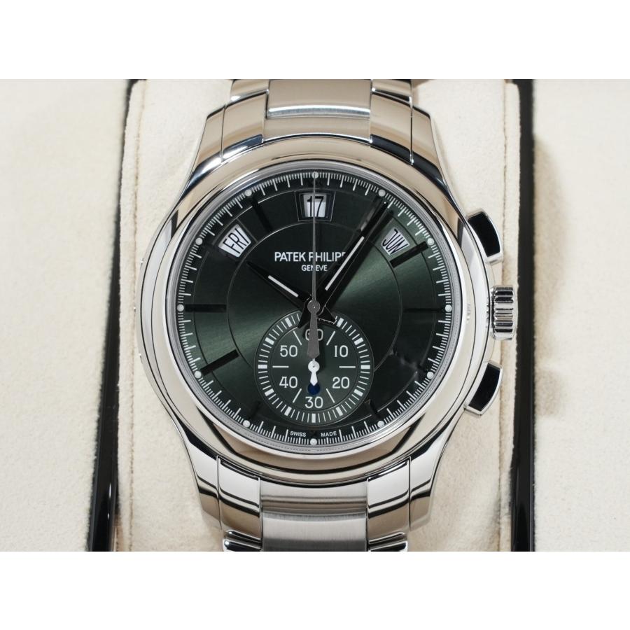 パテックフィリップ アニュアルカレンダー クロノグラフ Ref.5905/1A-001 SS オリーブグリーン ソレイユ文字盤 | PATEK PHILIPPE | 01