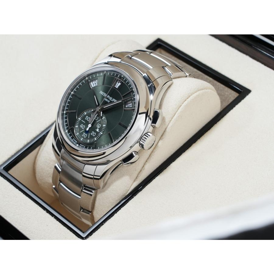 パテックフィリップ アニュアルカレンダー クロノグラフ Ref.5905/1A-001 SS オリーブグリーン ソレイユ文字盤 | PATEK PHILIPPE | 03