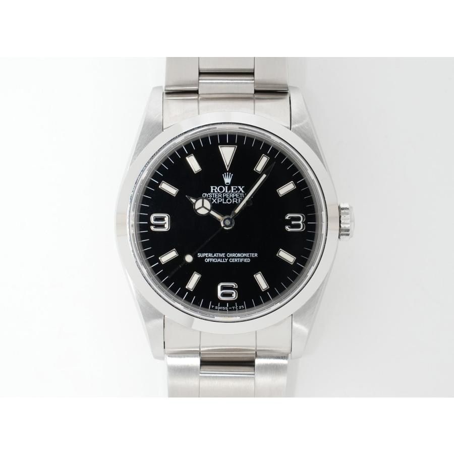 ロレックス エクスプローラーI Ref.14270 ステンレススチール ブラック文字盤 オイスターブレスレット | エクスプローラー（ROLEX） | 01