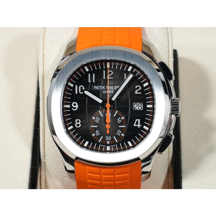 パテックフィリップ アクアノート クロノグラフ Ref.5968A-001 ステンレススチール ブラック文字盤 | アクアノート | 01