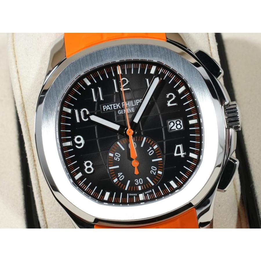 パテックフィリップ アクアノート クロノグラフ Ref.5968A-001 ステンレススチール ブラック文字盤 | アクアノート | 02