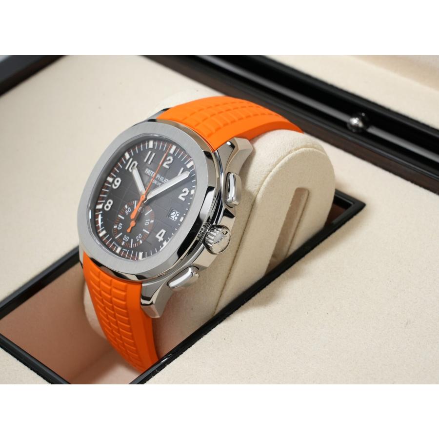 パテックフィリップ アクアノート クロノグラフ Ref.5968A-001 ステンレススチール ブラック文字盤 | アクアノート | 03