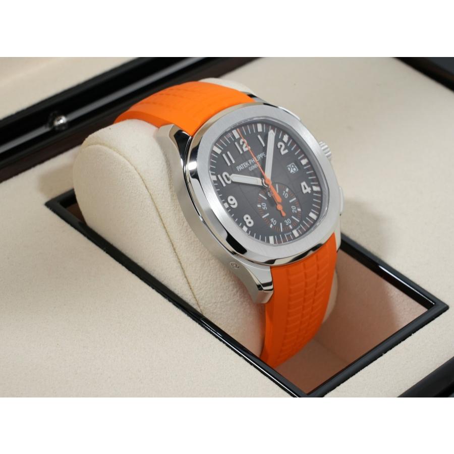 パテックフィリップ アクアノート クロノグラフ Ref.5968A-001 ステンレススチール ブラック文字盤 | アクアノート | 04