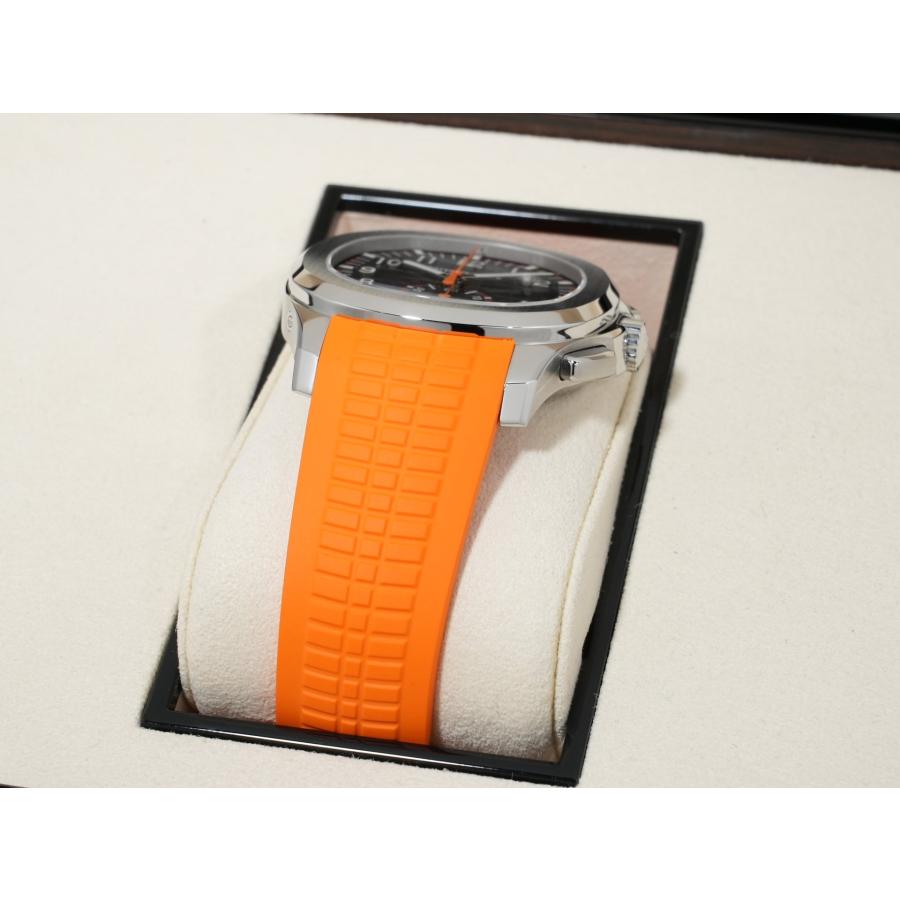 パテックフィリップ アクアノート クロノグラフ Ref.5968A-001 ステンレススチール ブラック文字盤 | アクアノート | 05