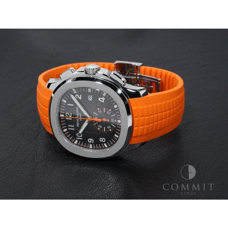 パテックフィリップ アクアノート クロノグラフ Ref.5968A-001 ステンレススチール ブラック文字盤 | アクアノート | 09