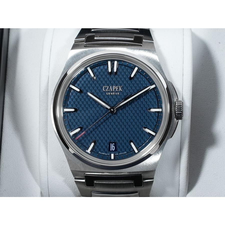 チャペック アンタークティック パサージュ ドゥ ドレーク Ref.- ステンレススチール ディープブルー文字盤 | CZAPEK | 01
