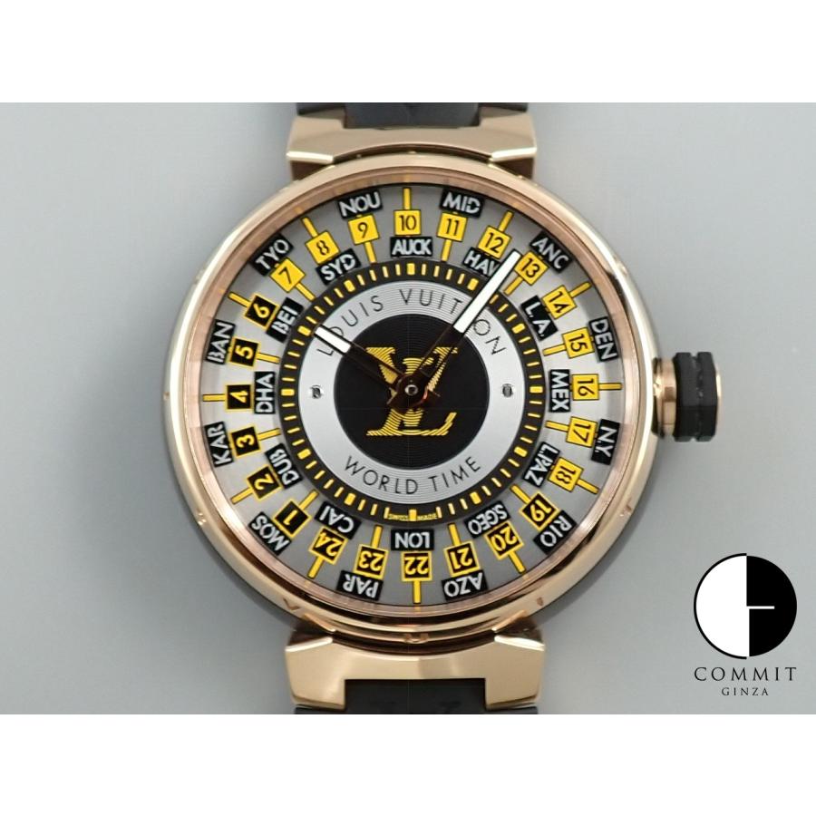 LOUIS VUITTON ルイヴィトン タンブール ワールドタイム