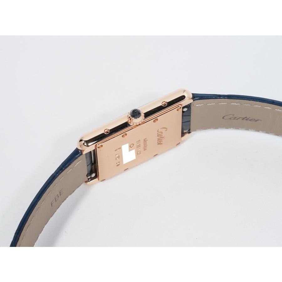 カルティエ タンク ルイ カルティエ LM Ref.WGTA0058 ローズゴールド グレー×ブルー文字盤 | Cartier | 03