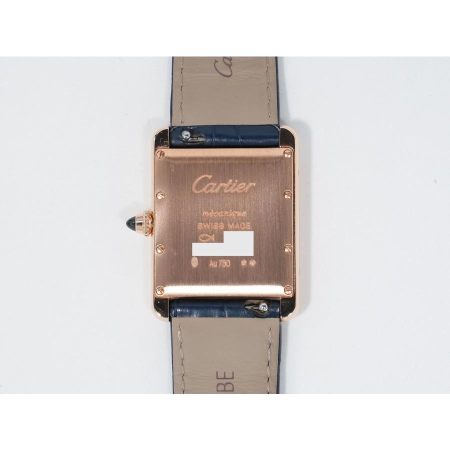 カルティエ タンク ルイ カルティエ LM Ref.WGTA0058 ローズゴールド グレー×ブルー文字盤 | Cartier | 06