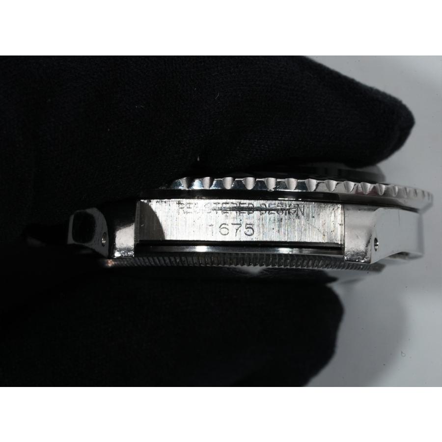 ロレックス GMTマスター Ref.1675 ステンレススチール ブラック文字盤 オイスターブレスレット | GMTマスター | 10