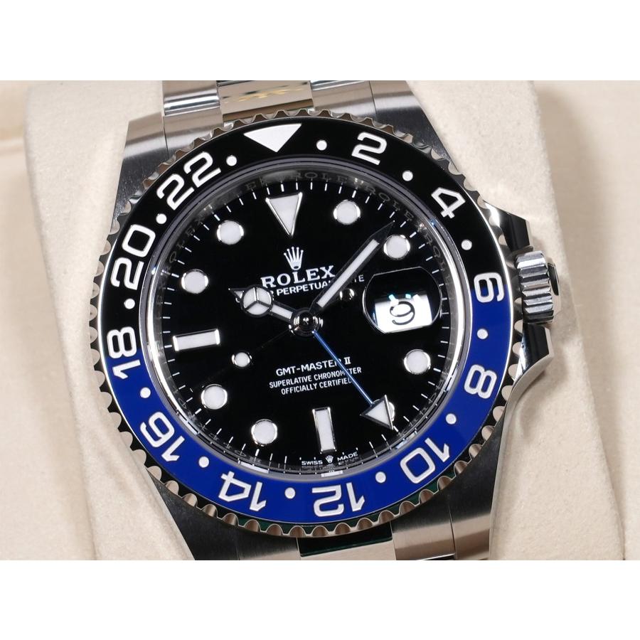 ロレックス GMTマスターII Ref.126710BLNR SS ブラック文字盤 オイスターブレスレット | GMTマスター | 02
