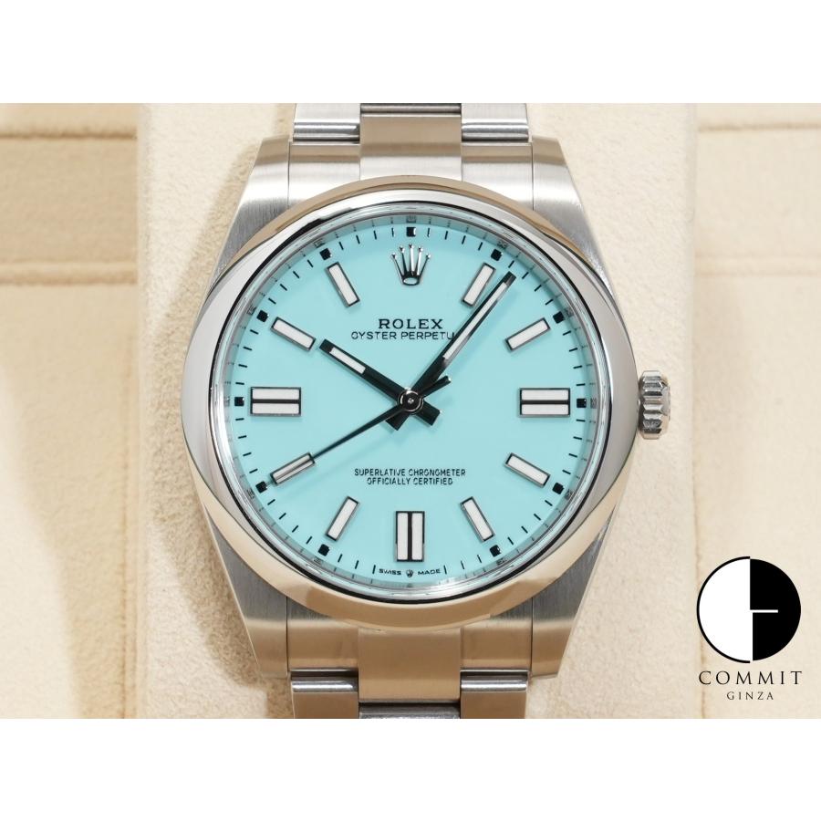 ロレックス オイスターパーペチュアル41 Ref.124300 SS ターコイズ文字盤 | オイスター パーペチュアル
