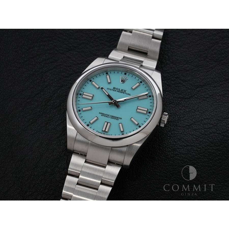 ロレックス オイスターパーペチュアル41 Ref.124300 SS ターコイズ文字盤 | オイスター パーペチュアル | 10