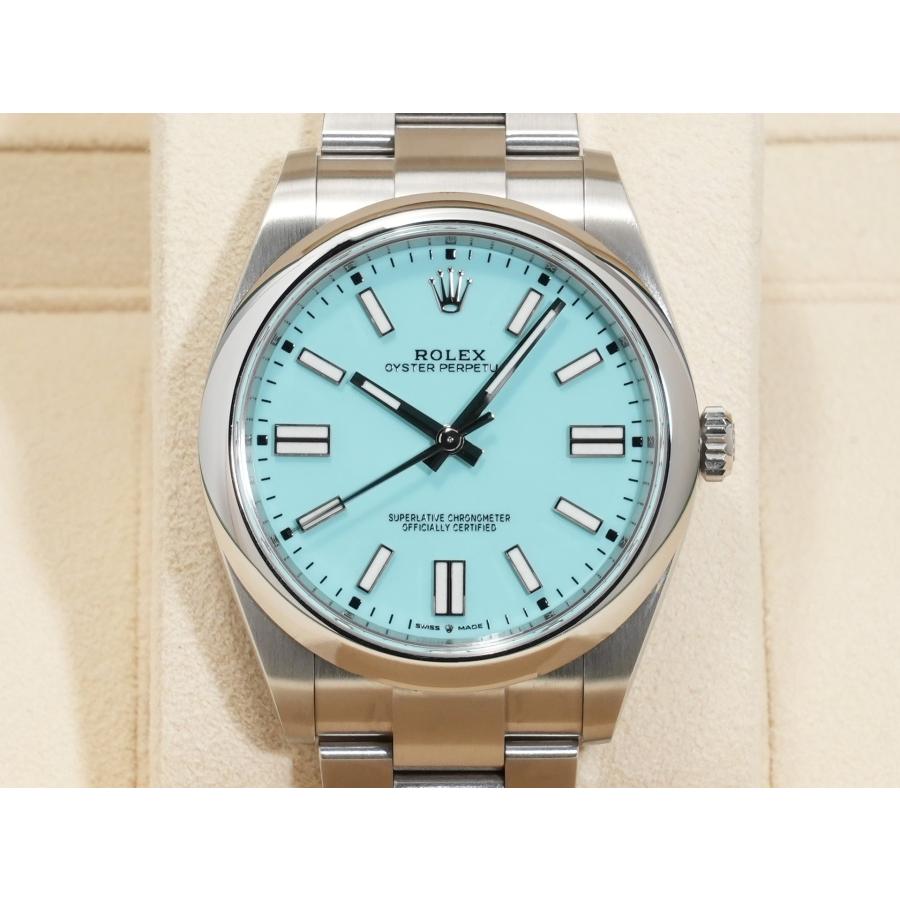ロレックス オイスターパーペチュアル41 Ref.124300 SS ターコイズ文字盤 | オイスター パーペチュアル | 01