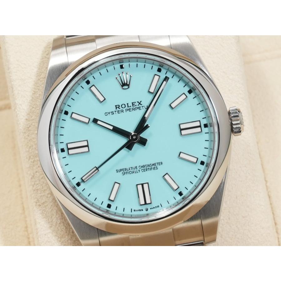 ロレックス オイスターパーペチュアル41 Ref.124300 SS ターコイズ文字盤 | オイスター パーペチュアル | 02
