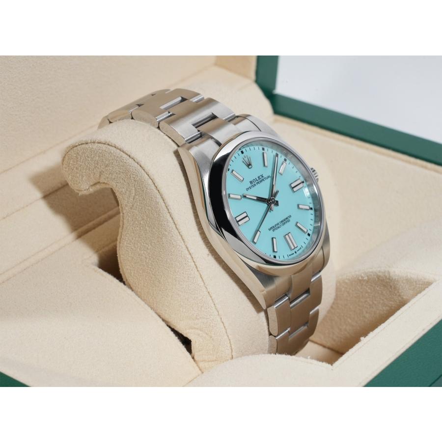 ロレックス オイスターパーペチュアル41 Ref.124300 SS ターコイズ文字盤 | オイスター パーペチュアル | 04