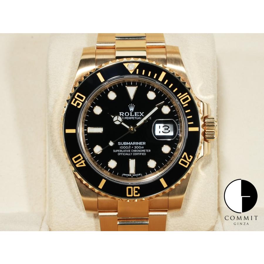 ロレックス サブマリーナー デイト Ref.116618LN イエローゴールド ブラック文字盤 | サブマリーナー