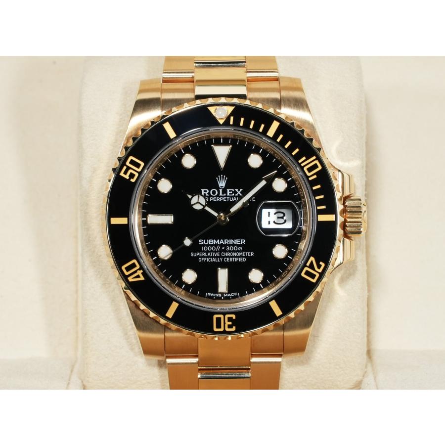 ロレックス サブマリーナー デイト Ref.116618LN イエローゴールド ブラック文字盤 | サブマリーナー | 01