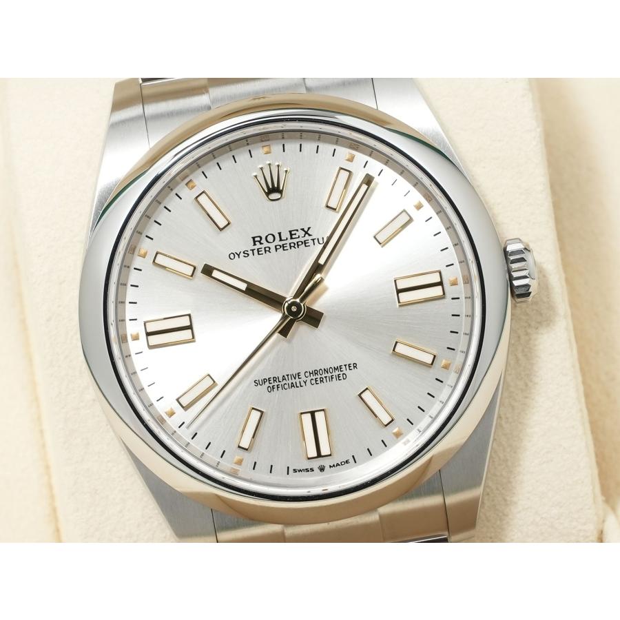 ロレックス オイスターパーペチュアル41 Ref.124300 ステンレススチール シルバー文字盤 | オイスター パーペチュアル | 02