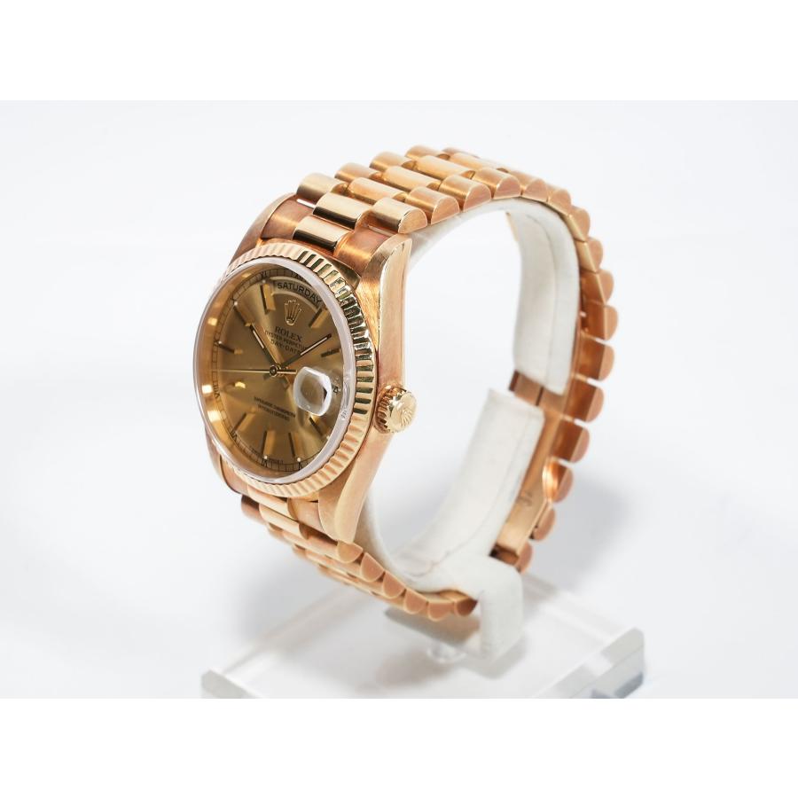 ロレックス デイデイト36 Ref.18238 イエローゴールド シャンパンゴールド文字盤 | デイデイト | 03