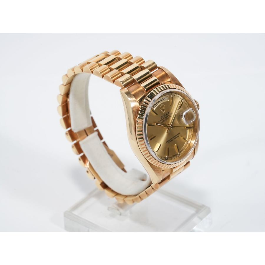 ロレックス デイデイト36 Ref.18238 イエローゴールド シャンパンゴールド文字盤 | デイデイト | 04