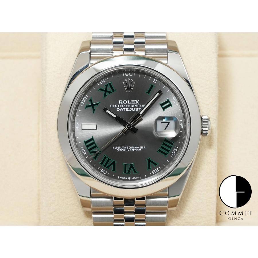 ロレックス デイトジャスト41 Ref.126300 ステンレススチール スレートローマン文字盤 ジュビリーブレスレット | デイトジャスト