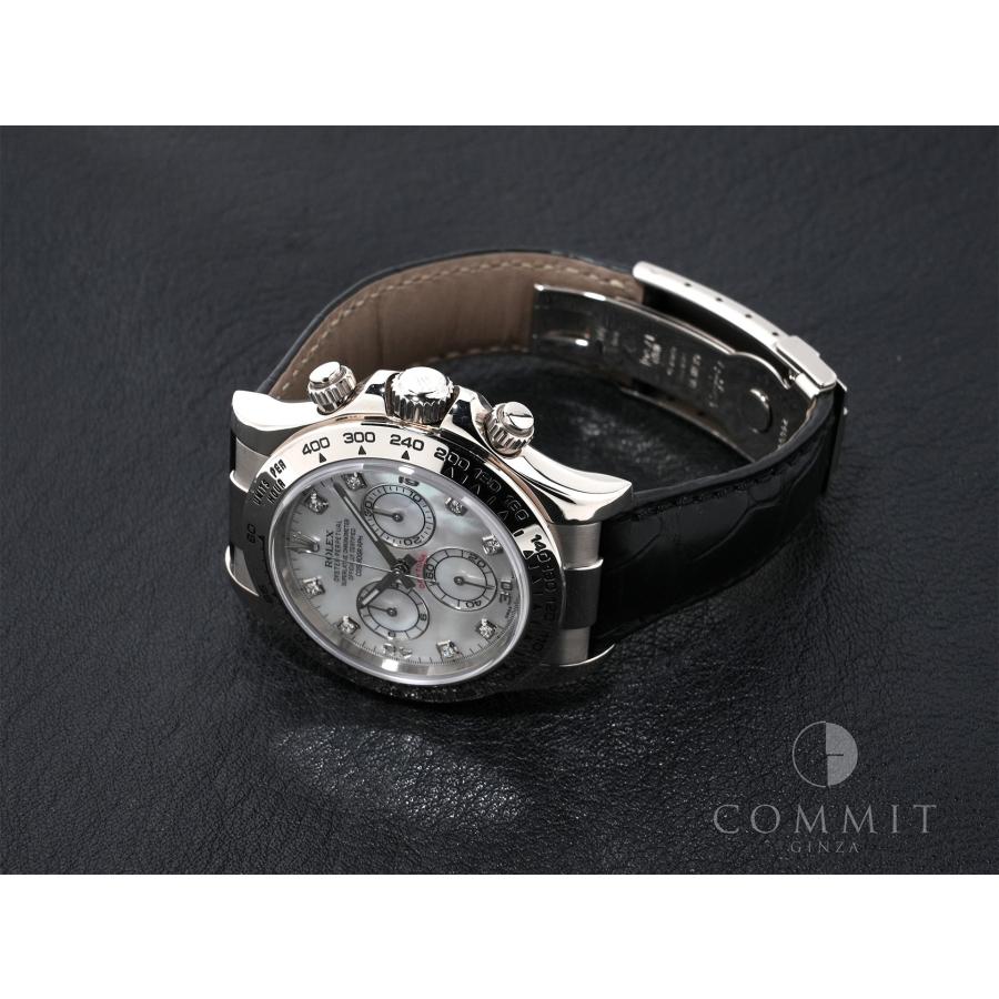 ロレックス デイトナ Ref.116519 ホワイトゴールド ホワイトシェルx10Pダイヤ文字盤 | コスモグラフ デイトナ | 09