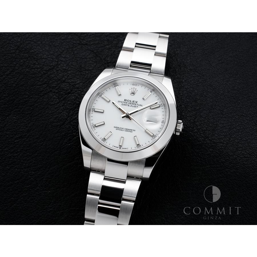 ロレックス デイトジャスト41 Ref.126300 ステンレススチール ホワイト文字盤 オイスターブレスレット | デイトジャスト | 10
