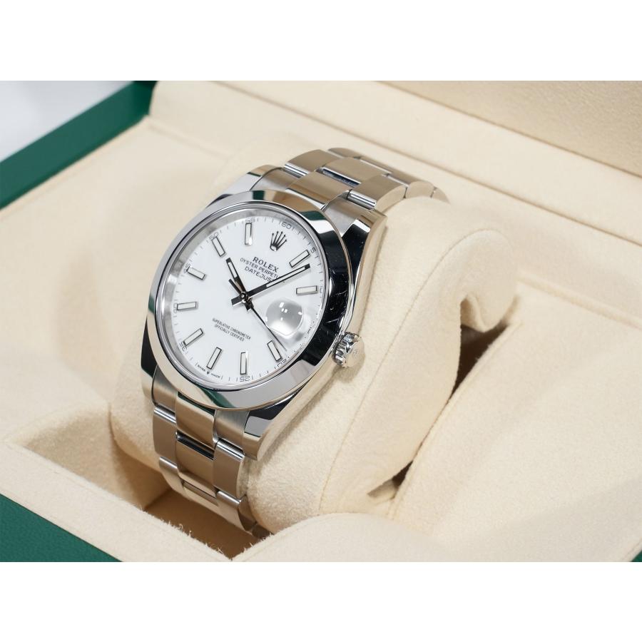 ロレックス デイトジャスト41 Ref.126300 ステンレススチール ホワイト文字盤 オイスターブレスレット | デイトジャスト | 03