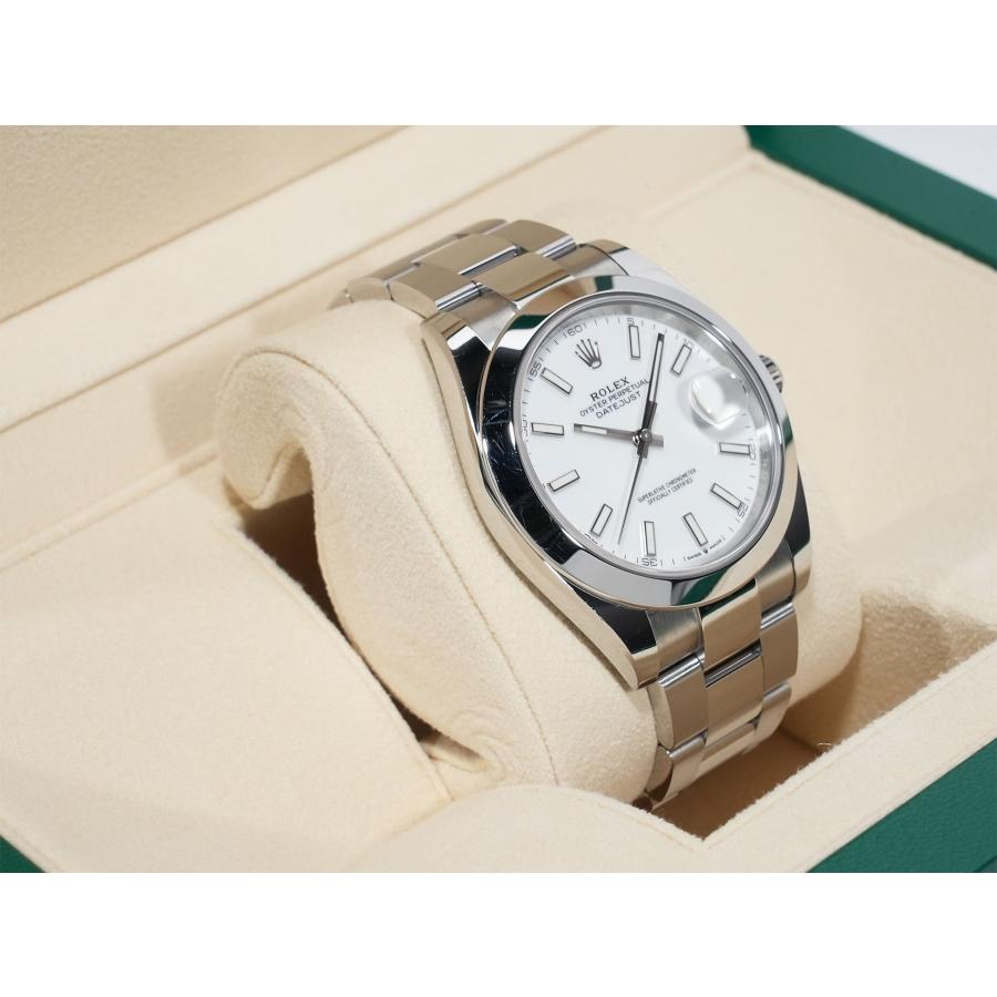 ロレックス デイトジャスト41 Ref.126300 ステンレススチール ホワイト文字盤 オイスターブレスレット | デイトジャスト | 04