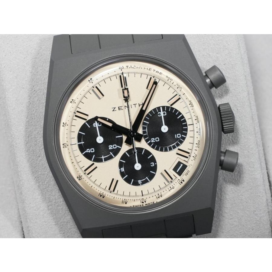 ゼニス クロノマスター リバイバル 次元大介エディション Ref.97.L384.400/04.M384 チタン ベージュ文字盤 | ZENITH（時計） | 02