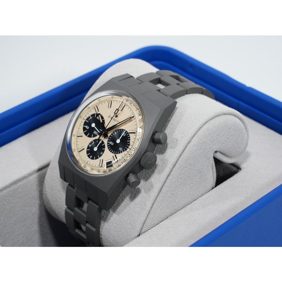 ゼニス クロノマスター リバイバル 次元大介エディション Ref.97.L384.400/04.M384 チタン ベージュ文字盤 | ZENITH（時計） | 03