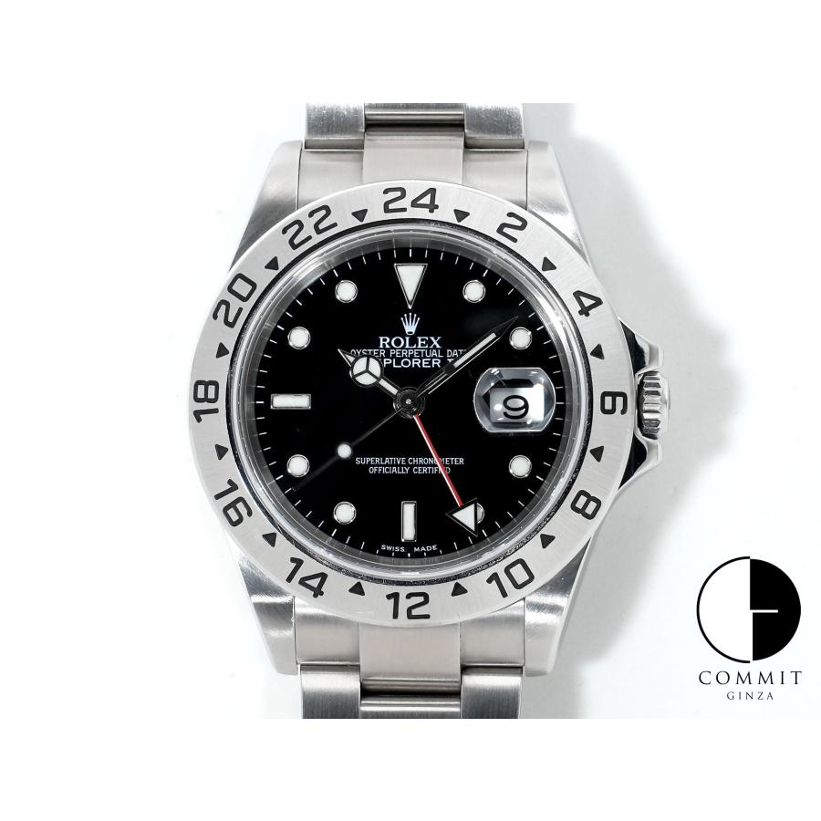 ロレックス エクスプローラーII Ref.16570 ステンレススチール ブラック文字盤 オイスターブレスレット | エクスプローラーII