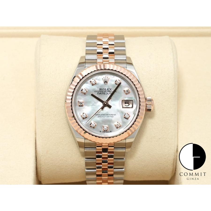 ロレックス デイトジャスト Ref.279171NG ステンレススチール/エバーローズゴールド ホワイトシェル文字盤 | デイトジャスト