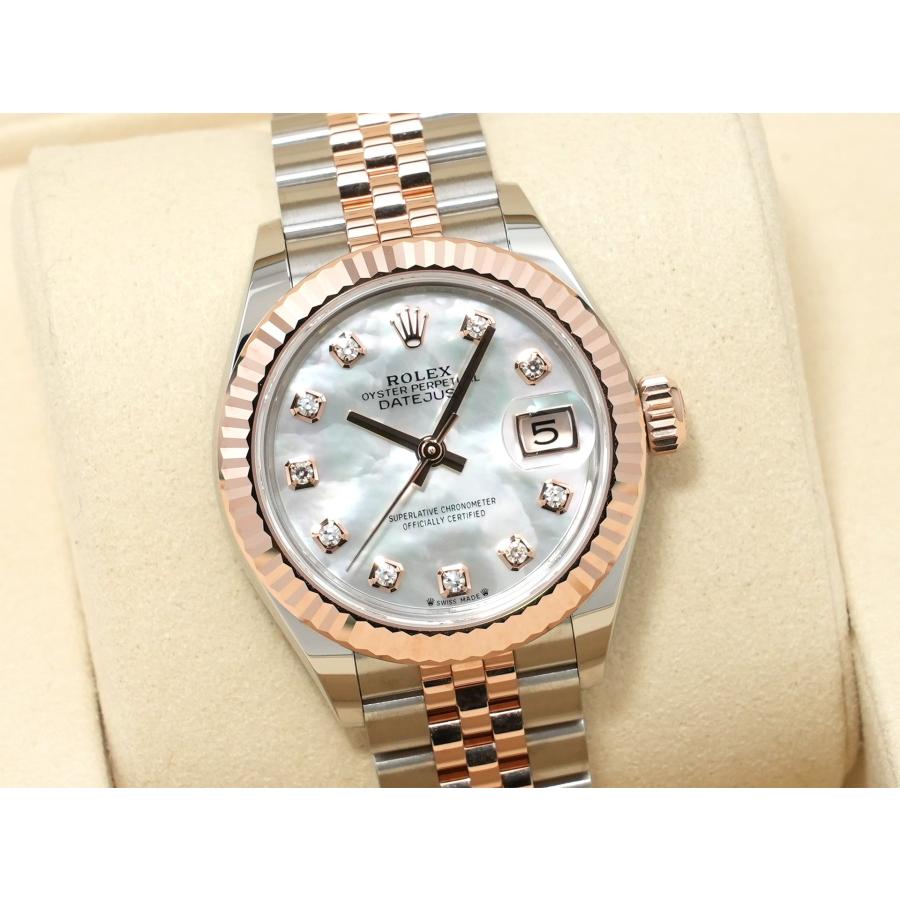 ロレックス デイトジャスト Ref.279171NG ステンレススチール/エバーローズゴールド ホワイトシェル文字盤 | デイトジャスト | 02